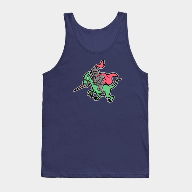 Dino Rider Tank Top by VerdunDesigns